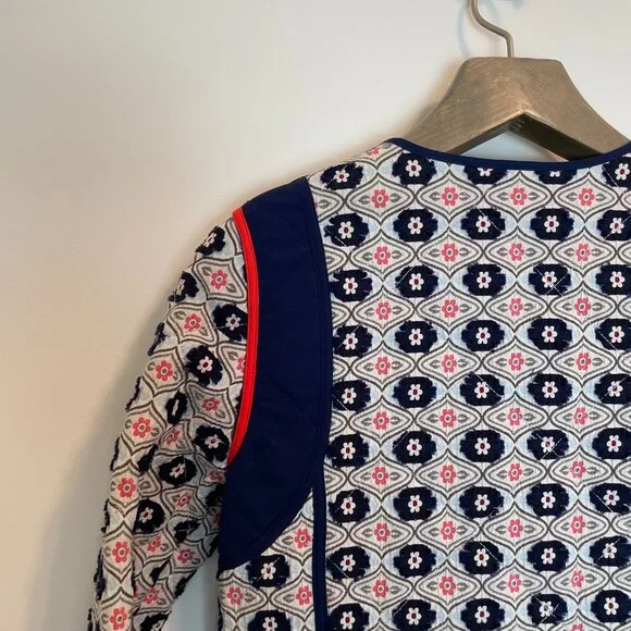 TORY BURCH Rainford Floral Quilted Quilt Coat Jacket \ 2